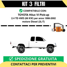 Kit 3 Filtri Tagliando per