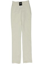 Pantaloni in tessuto chiusi pantaloni da donna pants chino taglia 3XS cotone bianco crema #kno3ee1