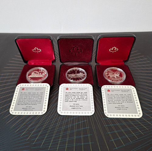 Monete argento canadian - d'argento,