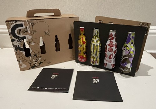 Set bottiglie alluminio coca - set,