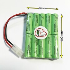 Batteria RC 12V 2300 mAh NiMH con spina AA Square Pack Tamiya L5x5 modellismo