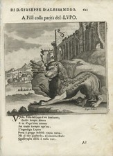 Lupo Scitico- Incisione In