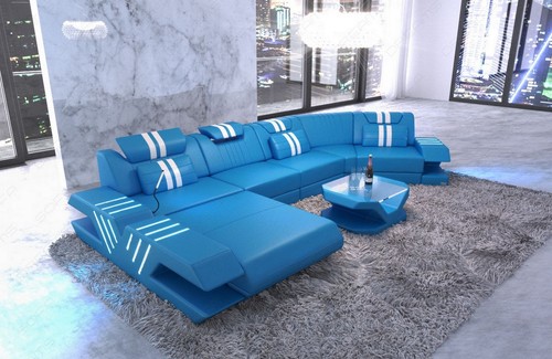 Divano salotto pelle - , usb