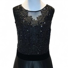 Abito nero paillettes più