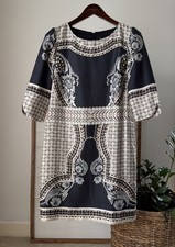 SPLENDIDO abito donna classe ROBERTO CAVALLI 100% seta taglia 46 US 12