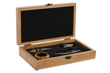 SET VINO IN SCATOLA LEGNO