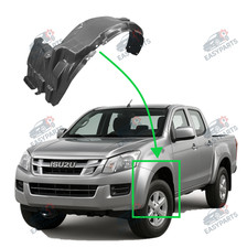 Passaruota Parasassi Locaro Anteriore Sinistro Per Isuzu D-Max 2012 - 2016 4WD