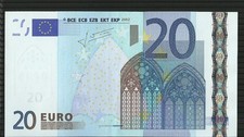 FRANCIA BANCONOTA 20 EURO "U"
