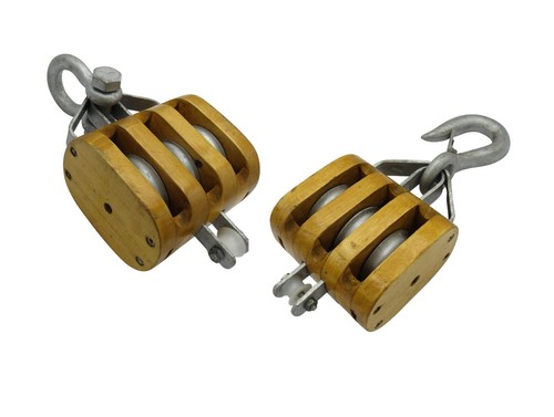 Blocchi puleggia legno covone