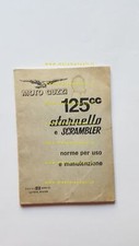 Moto Guzzi Stornello 125 - Scrambler 1968 manuale uso manutenzione originale