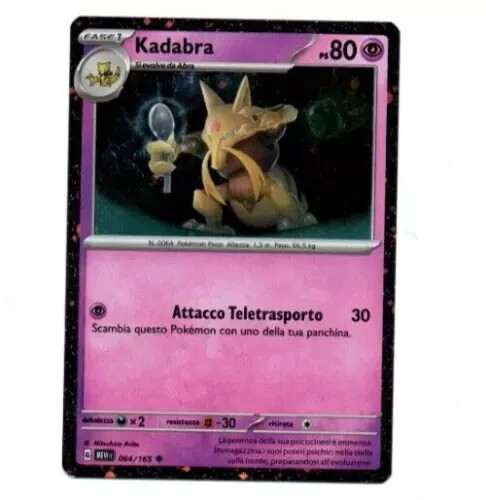 Kadabra 064 165 holo - kadabra,