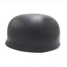 Elmetto paracadutista tedesco M38 paracadutista paracadutista aviotrasportato seconda guerra mondiale fodera in pelle grigio