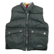 GIUBBOTTO smanicato S.K.H.R. imbottito in pile invernale grigio Taglia 2/3 anni