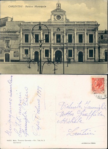 Carlentini palazzo municipale - carlentini,palazzo,