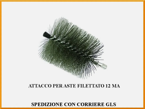 Scovolo acciaio elica - in,
