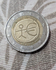 MONETA 2 Euro RARA Repubblica Francese (omino stilizzato) uem 1999-2009.
