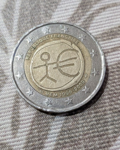 Moneta euro rara repubblica - moneta, 2