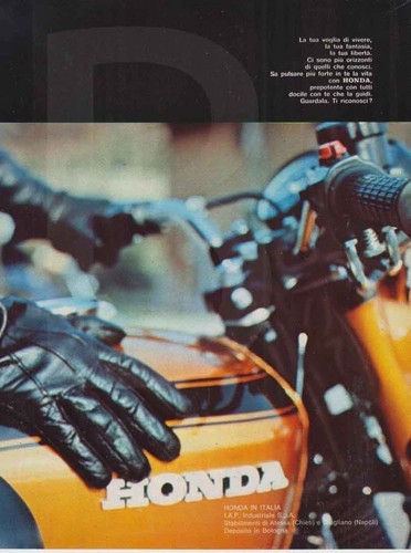 Advertising pubblicità moto - advertising,