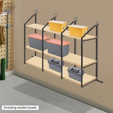 Scaffali per contenitori di spedizione resistenti 4 confezioni da 3 livelli