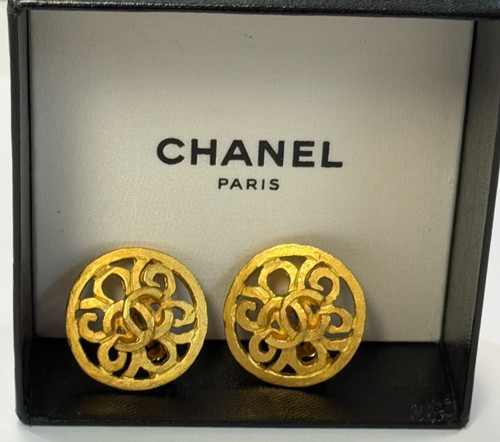 Orecchini vintage chanel tono - orecchini,