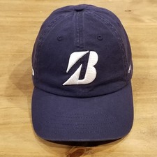 Cappello da golf Bridgestone berretto cinturino posteriore blu tour B campo da golf mazza taglia unica