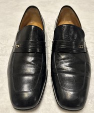 Scarpe eleganti Fratelli Peluso da uomo taglia 43 US 8,5 nere in pelle 