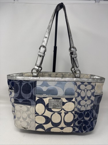 Coach denim patchwork - denim,