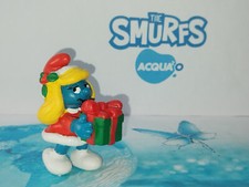 Puffi Puffetta Pacco Natale 20208 Christams Var.1A  Pejo©  1982 Schleicn Berrie