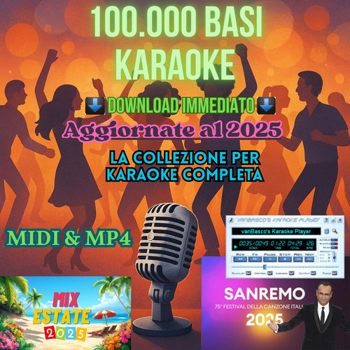 Basi musicali karaoke midi mp4 - musicali,