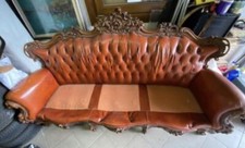 Divano D’epoca Con Due Poltrone