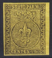 PARMA 1852 GIGLIO 5 CENTESIMI