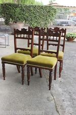 QUATTRO SEDIE ANTICHE IN LEGNO