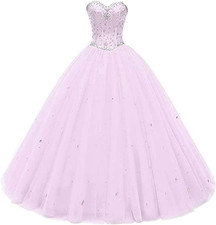 Abito Da Ballo Da Donna Sweetheart Tulle Quinceanera Abiti Prom Dress