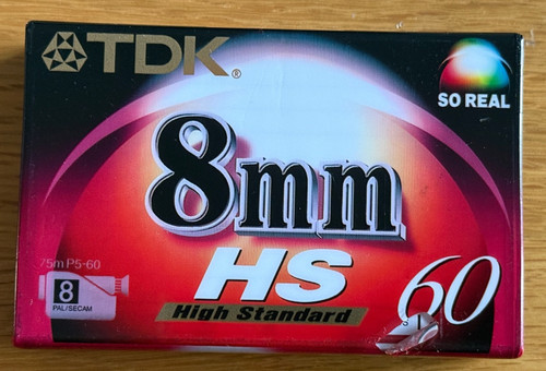 Videocamera tdk 8mm hs60 - tdk,