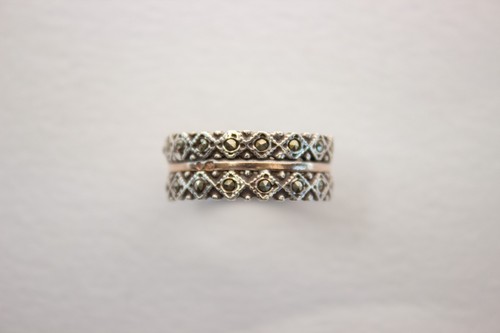 Antico anello fascia con - antico, a