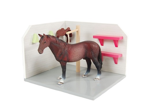 Scatola lava cavalli legno - cavalli,