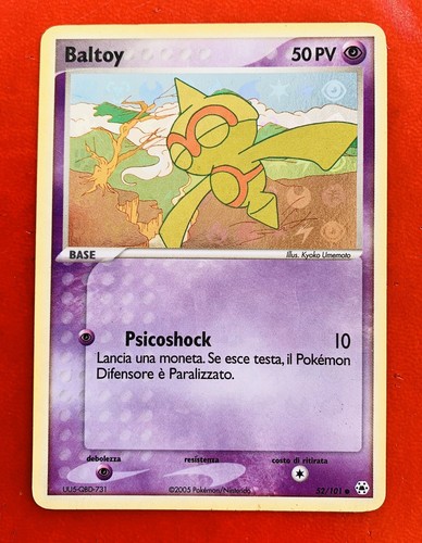 Lotto carte pokemon baltoy - pokemon,