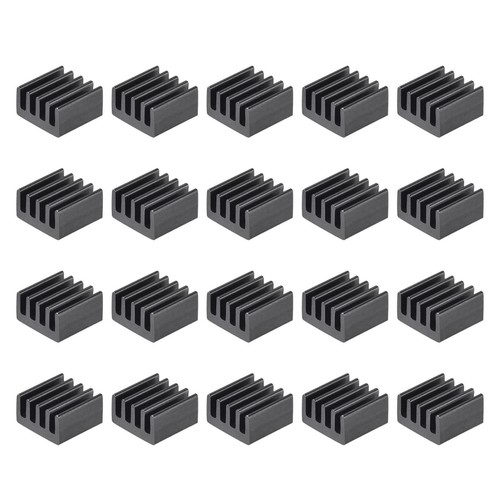 9x9x5mm nero autodesivo - 9x9x5mm,