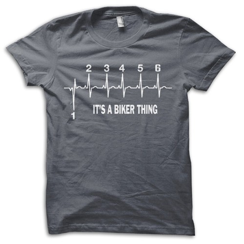 Shirt nera a biker - t-shirt, it's