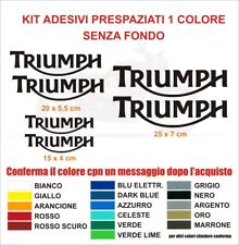Kit Adesivi Triumph 6 pezzi street speed triple scrambler bonneville PVC logo