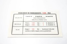 Adesivo / Scritta Rodaggio