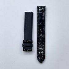 Cartier Cloche cinturino orologio alligatore nero black KD8UA037 15/14mm