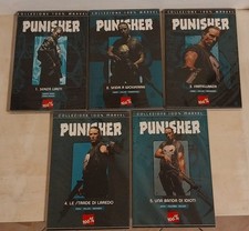 Collezione The Punisher 100% Marvel + Saga 1995 Complete + Busto Dipinto A Mano 