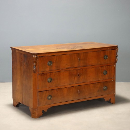 Cassettone antico noce - cassettone, 3