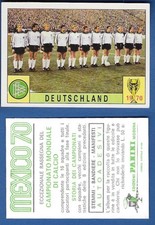 FIGURINA CALCIATORI PANINI MEXICO 70 - NUOVA/NEW - TEAM - DEUTSCHLAND