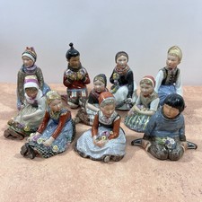 Lotto di 10 figurine bambino