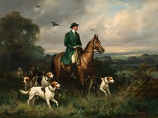 Quadro Vintage Caccia