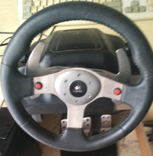 Logitech g25 steering wheel volante sterzo USB e pedaliera per pc ps2 ps3