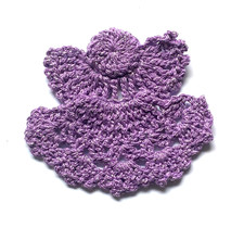 3 Angelo di Natale Viola Fatto