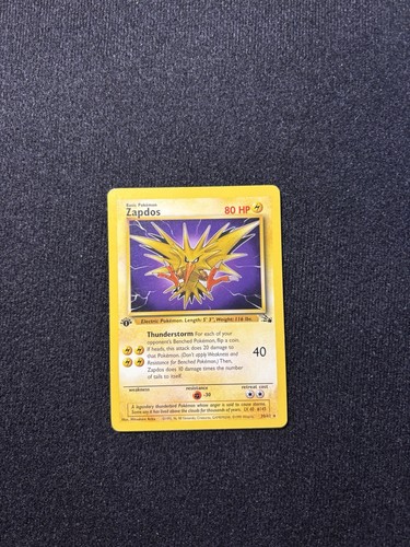 Pokemon zapdos prima edizione - pokemon,